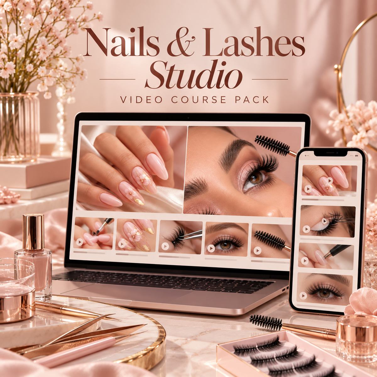Nails & Lashes: The Finishing Details — recorded video course cover